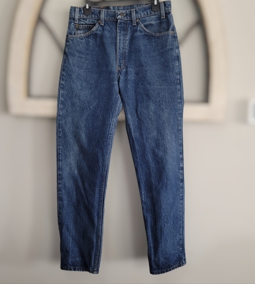Vintage 1970s Levi’s 505 Orange Tab Jeans – 33x32 – Small “e” - Picture 1 of 7